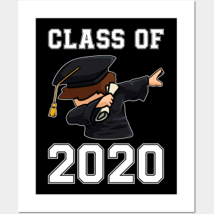 Dabbing Graduation Class 2020 Gift Posters and Art